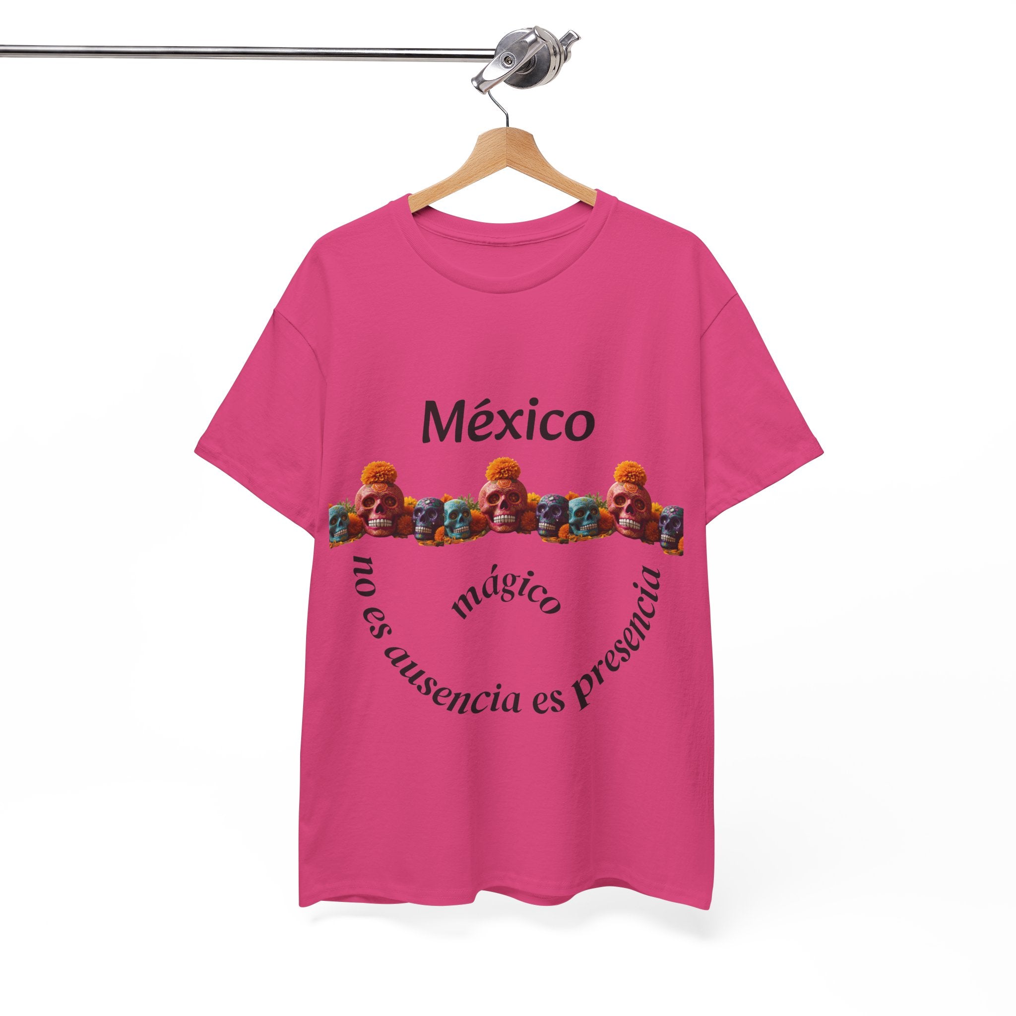 México Mágico Tee - "no es ausencia es presencia" Día de Muertos Tribute T-Shirt