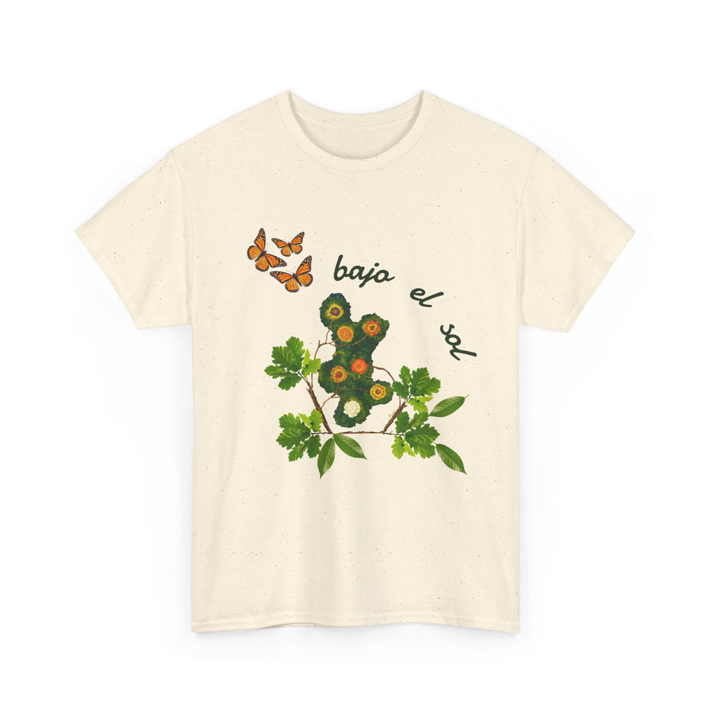 Floral Cactus & Butterflies Tee — "bajo el sol"