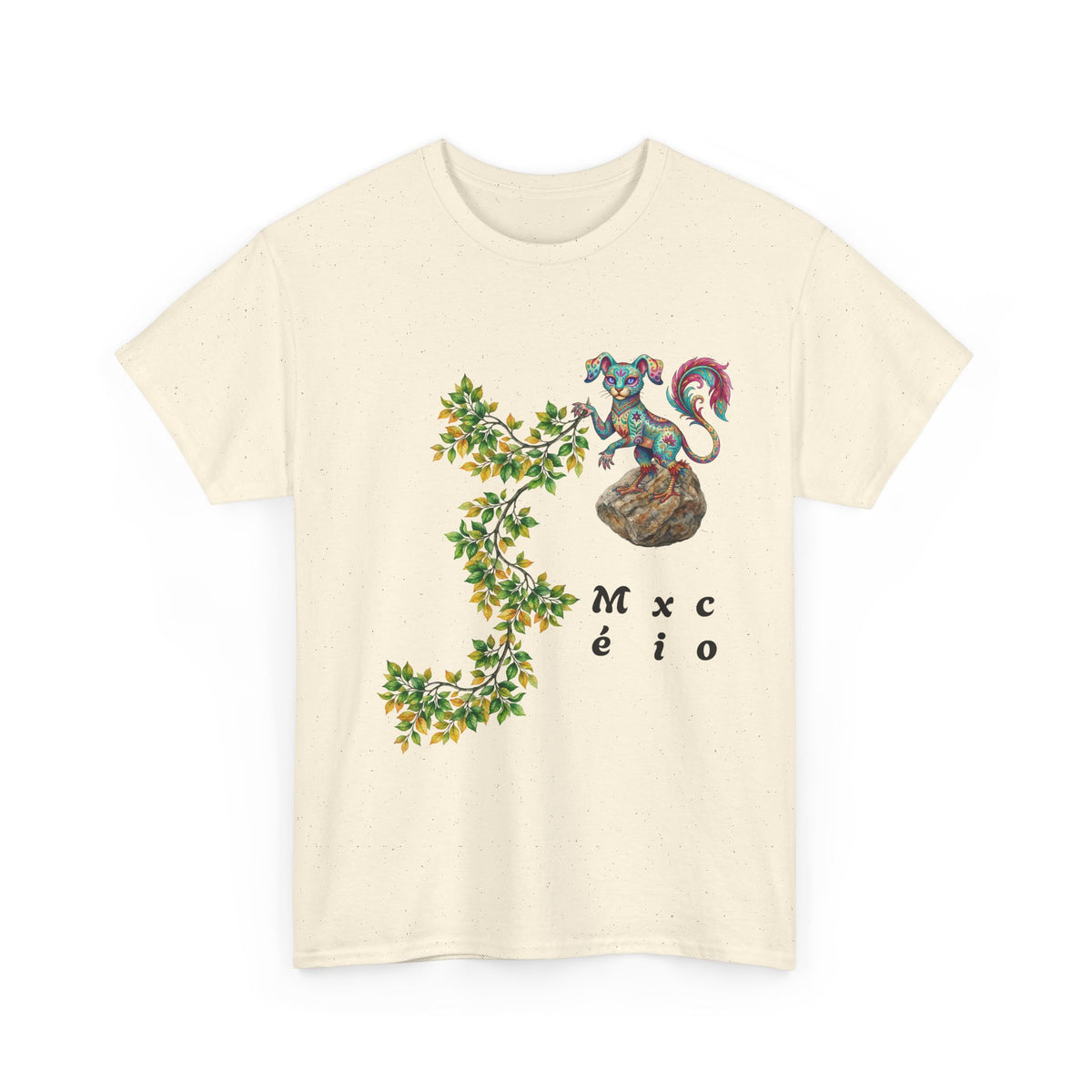 Mexico Floral Snake T-Shirt — Botanical Mexican Heritage Tee