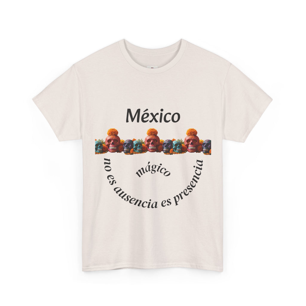 México Mágico Tee - "no es ausencia es presencia" Día de Muertos Tribute T-Shirt