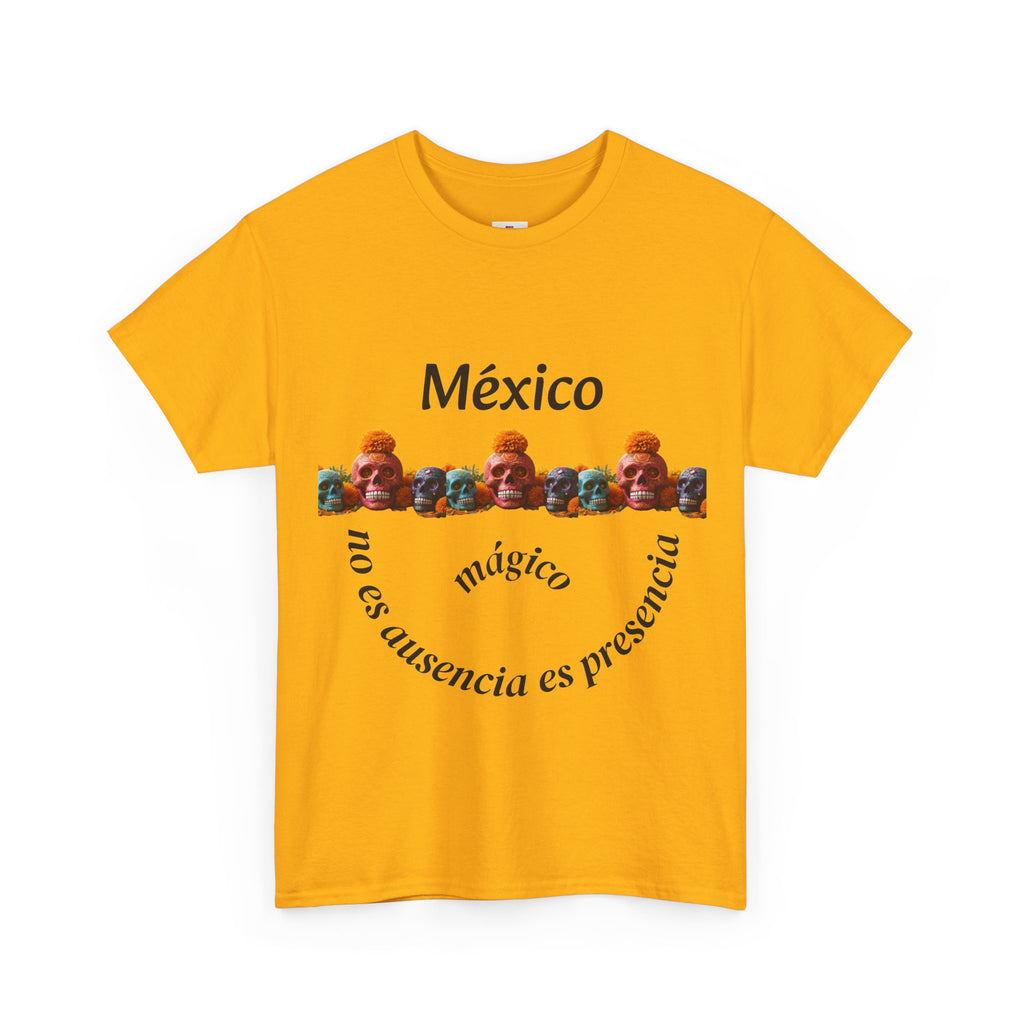 México Mágico Tee - "no es ausencia es presencia" Día de Muertos Tribute T-Shirt
