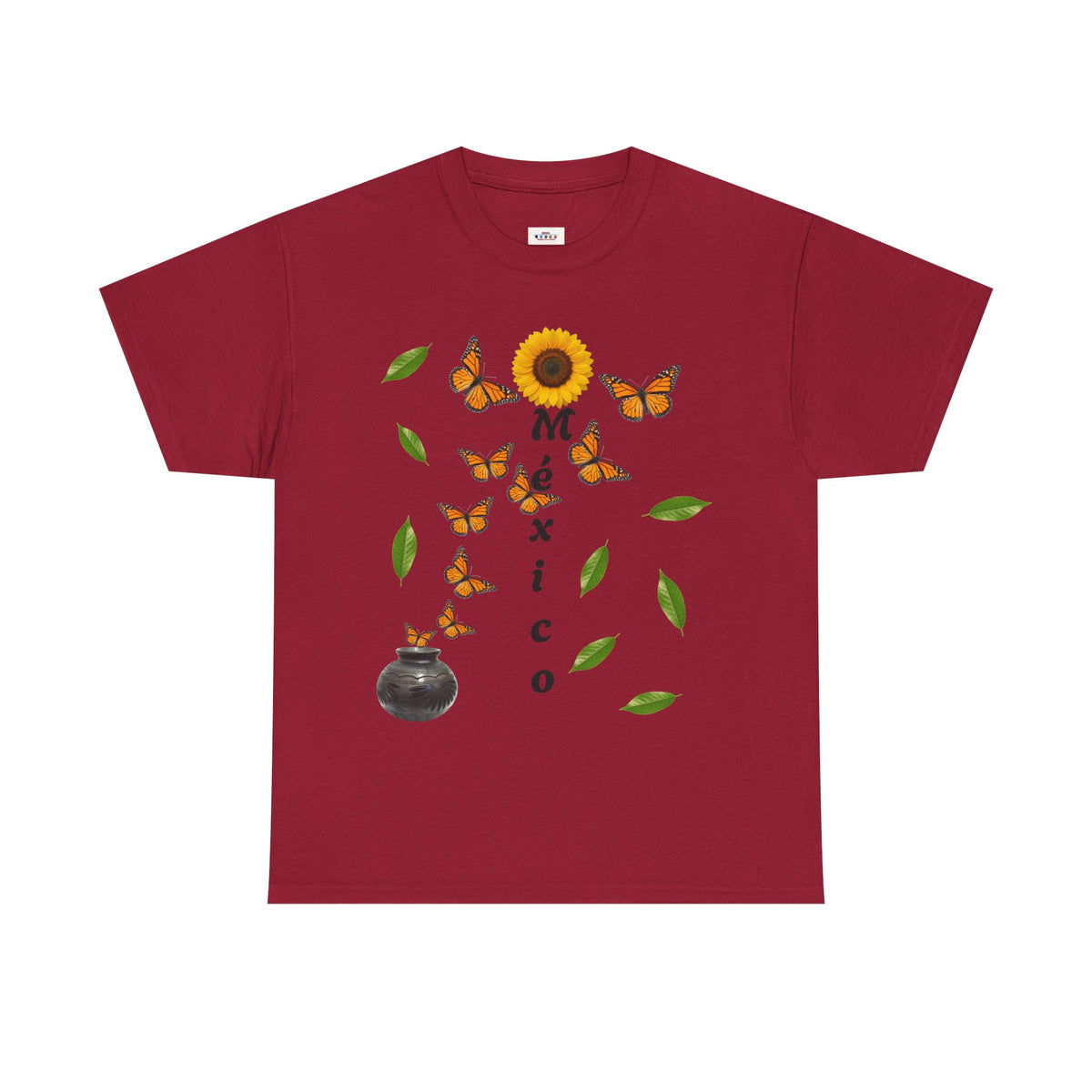 Mexico Monarch Butterfly Sunflower T‑Shirt