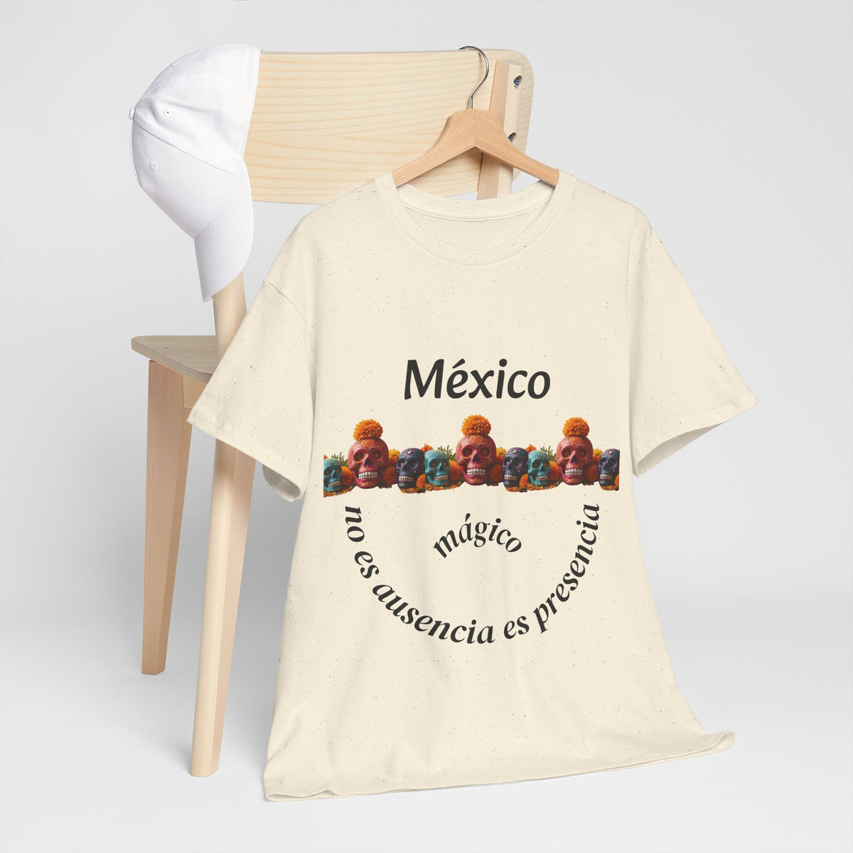 México Mágico Tee - "no es ausencia es presencia" Día de Muertos Tribute T-Shirt