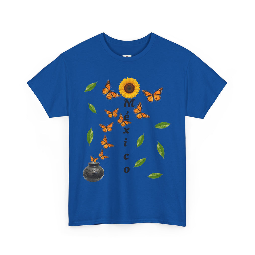 Mexico Monarch Butterfly Sunflower T‑Shirt