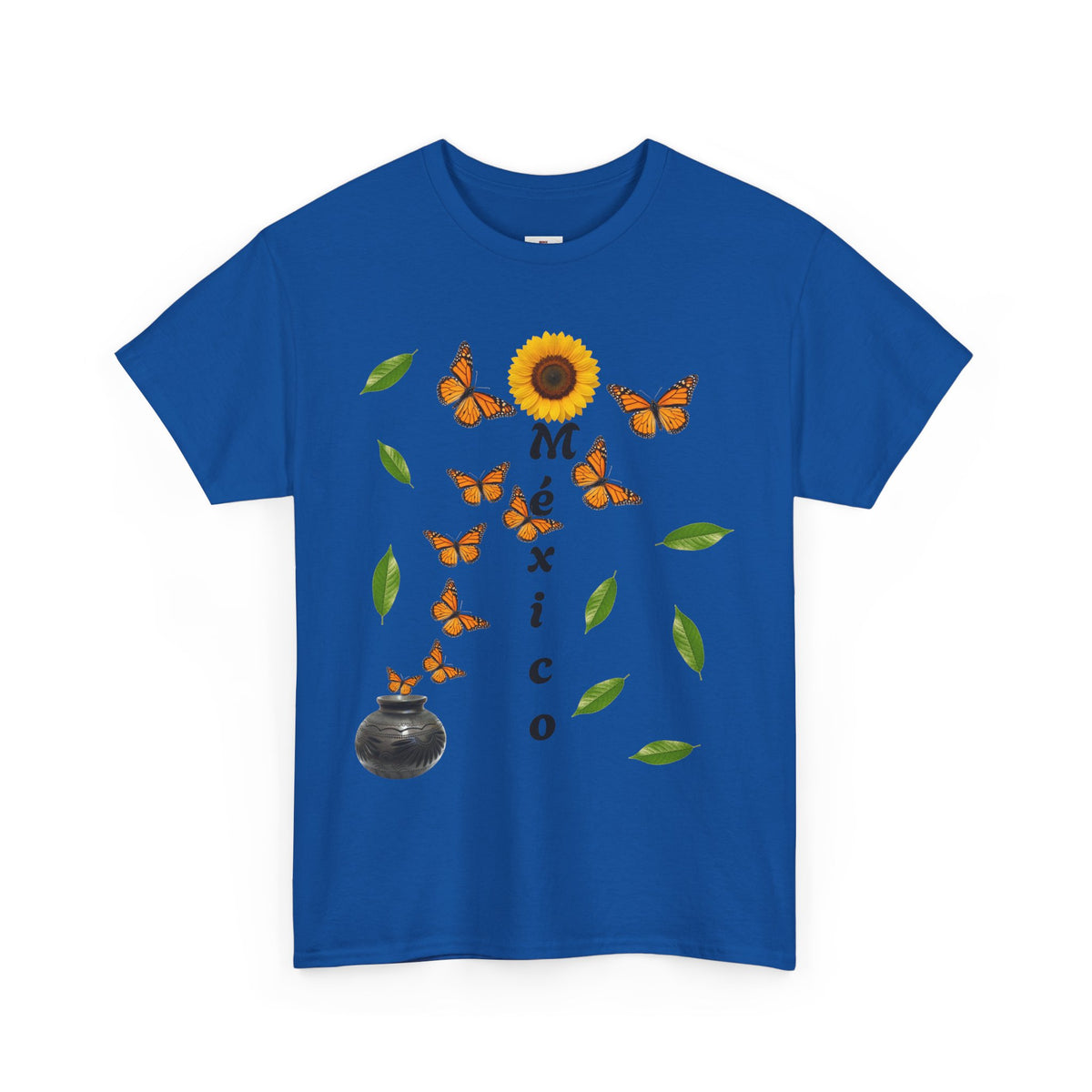 Mexico Monarch Butterfly Sunflower T‑Shirt