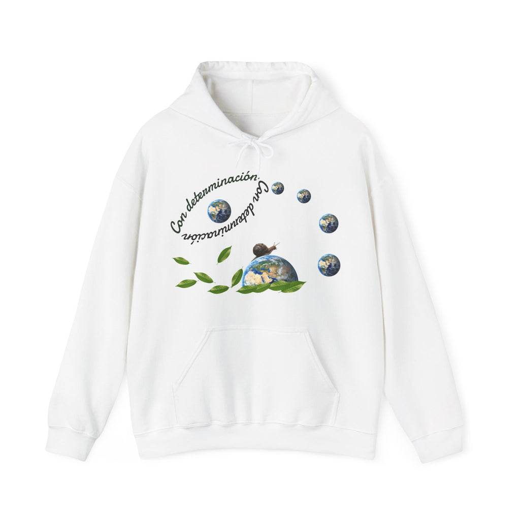 Minimal Snail Hoodie — Cute Tiny Snail Graphic Sweatshirt