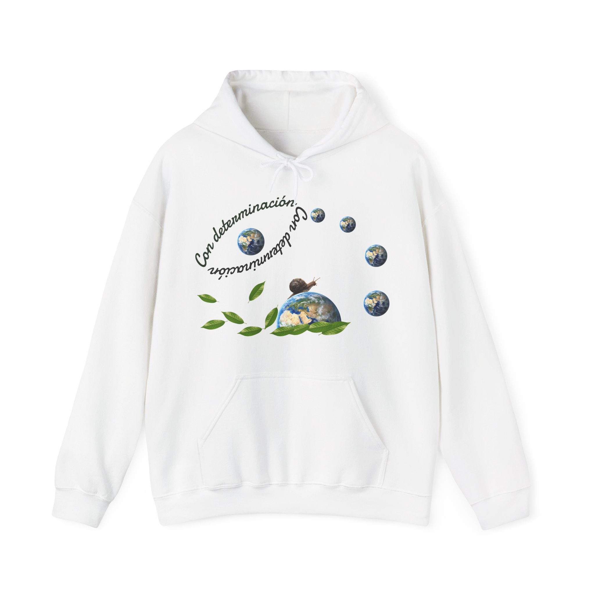 Minimal Snail Hoodie — Cute Tiny Snail Graphic Sweatshirt