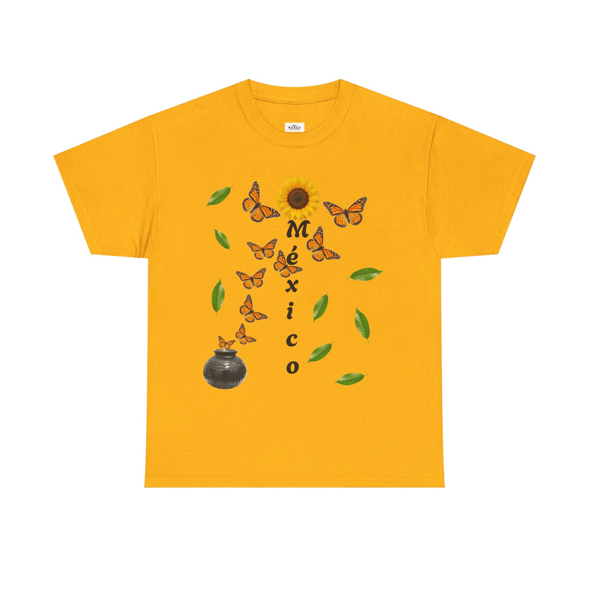 Mexico Monarch Butterfly Sunflower T‑Shirt