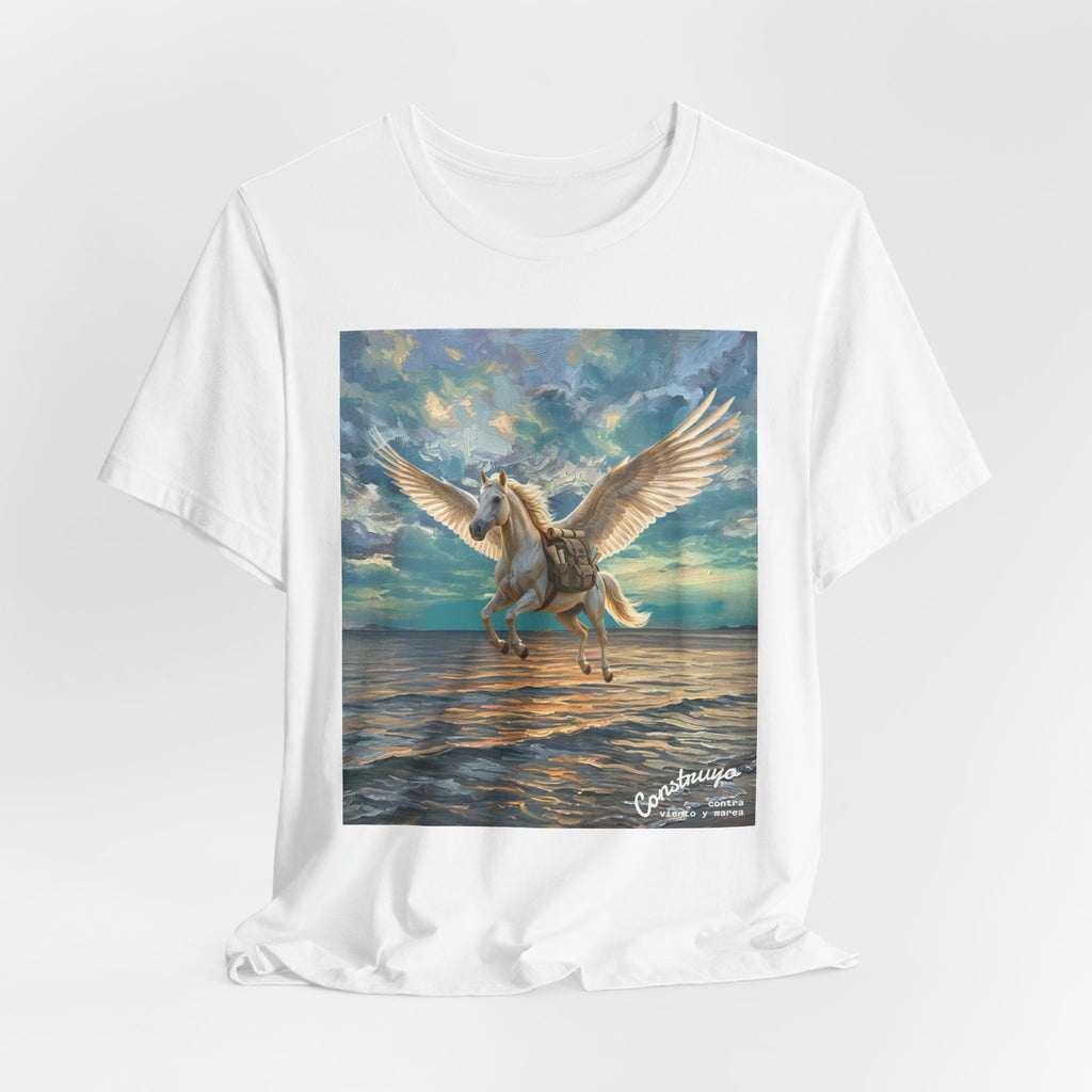 Pegasus Beach T-Shirt — 'Constanza' Inspirational Winged Horse Tee