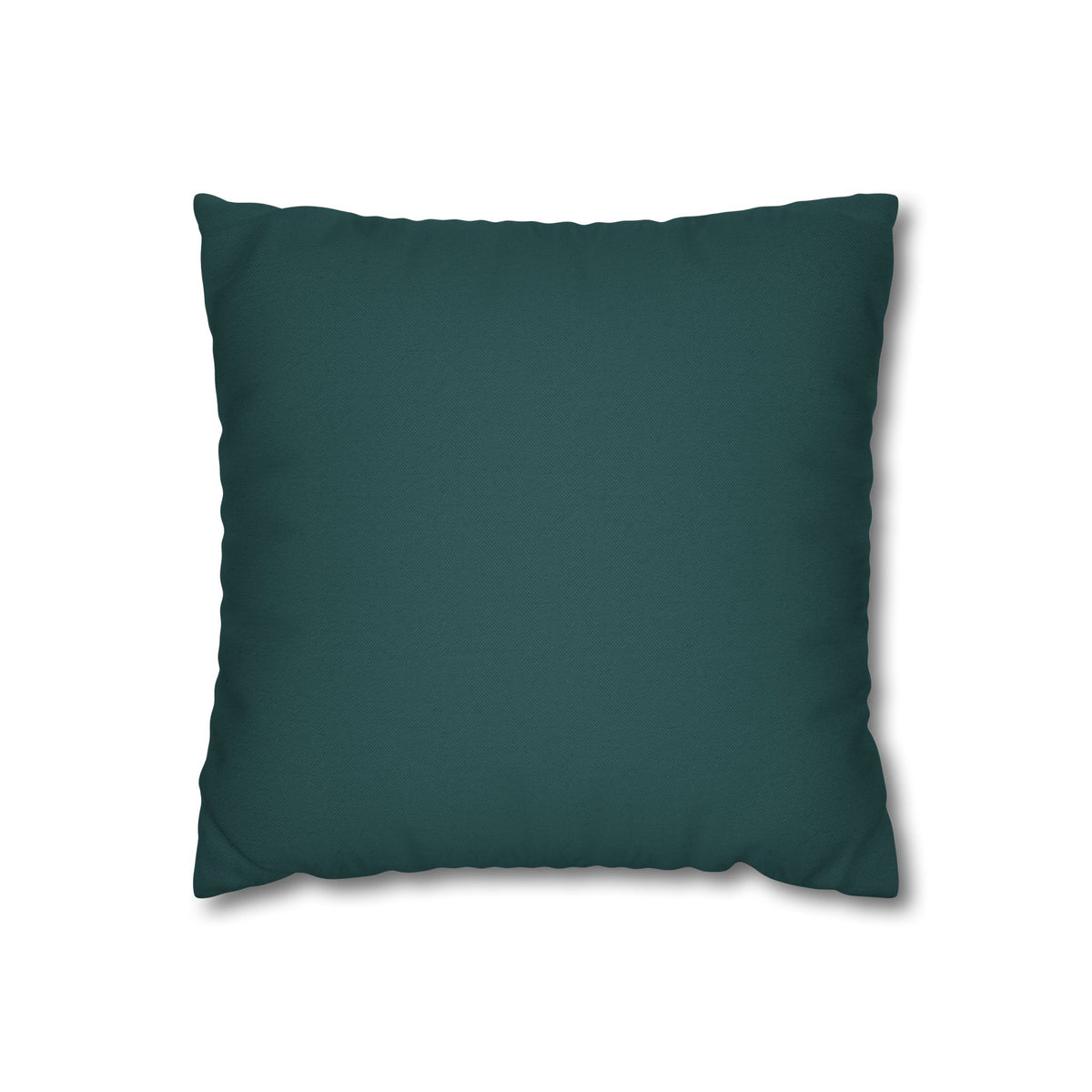 Solo Funda, no incluye relleno. Solid Teal Square Pillowcase — Spun Polyester Decorative Throw Pillow Cover