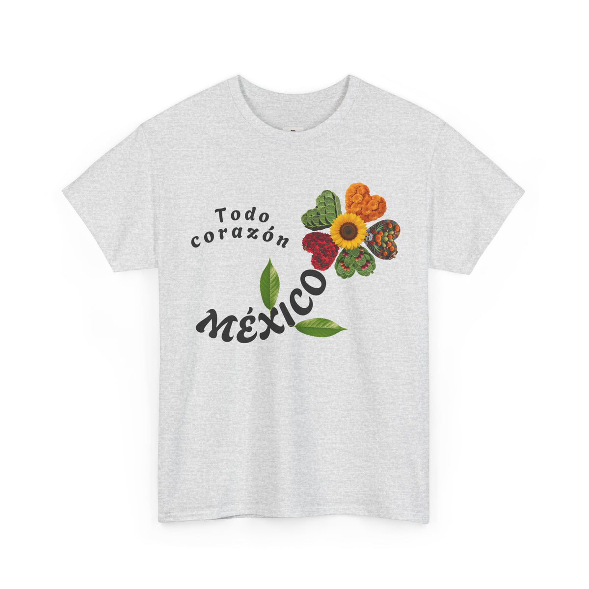 Mexico Floral "Todo corazón" T-Shirt