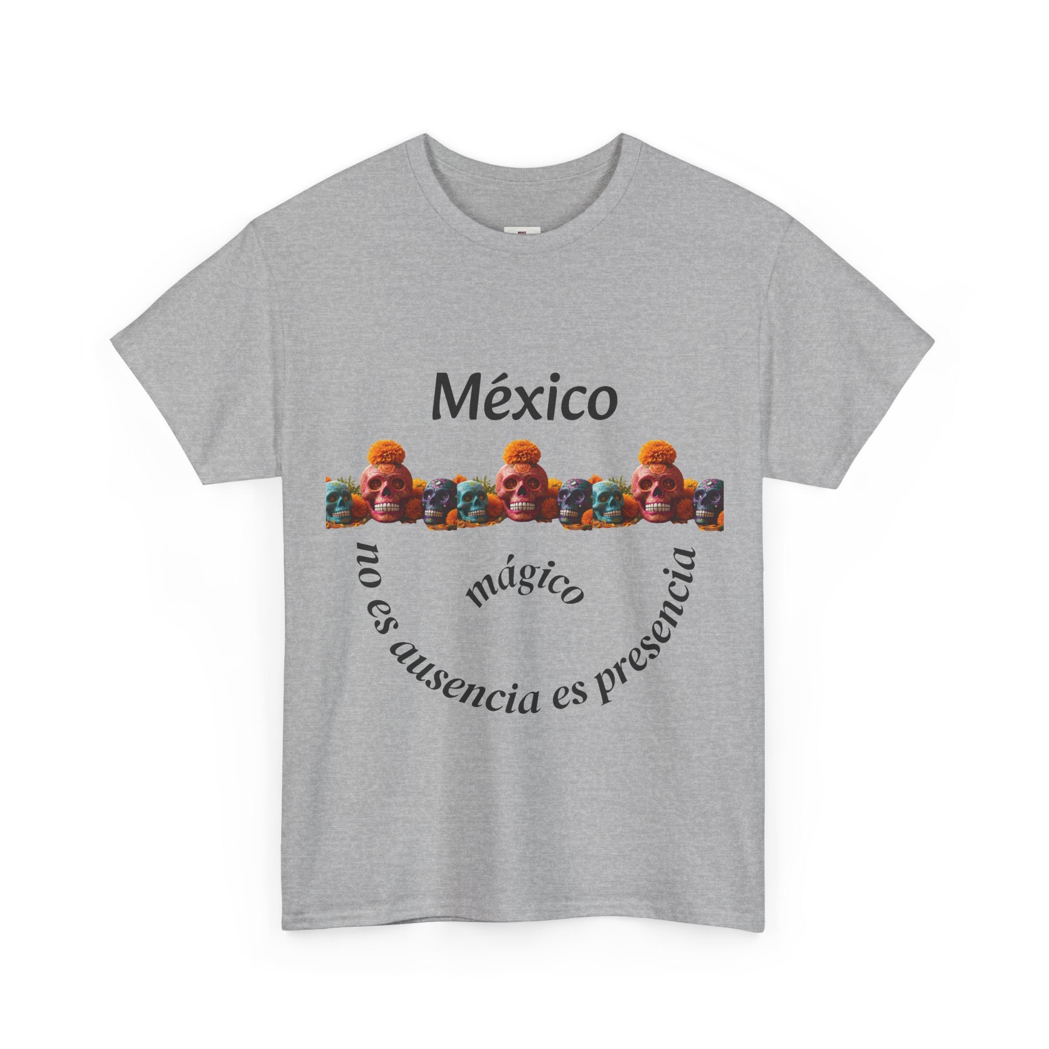 México Mágico Tee - "no es ausencia es presencia" Día de Muertos Tribute T-Shirt