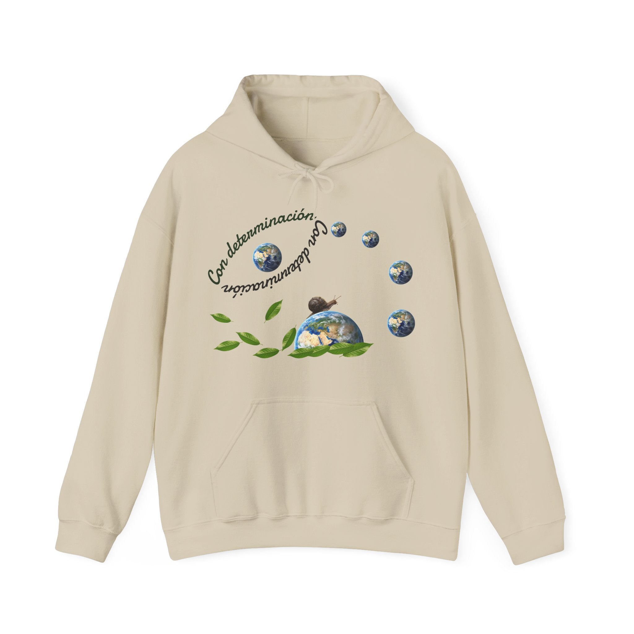Minimal Snail Hoodie — Cute Tiny Snail Graphic Sweatshirt