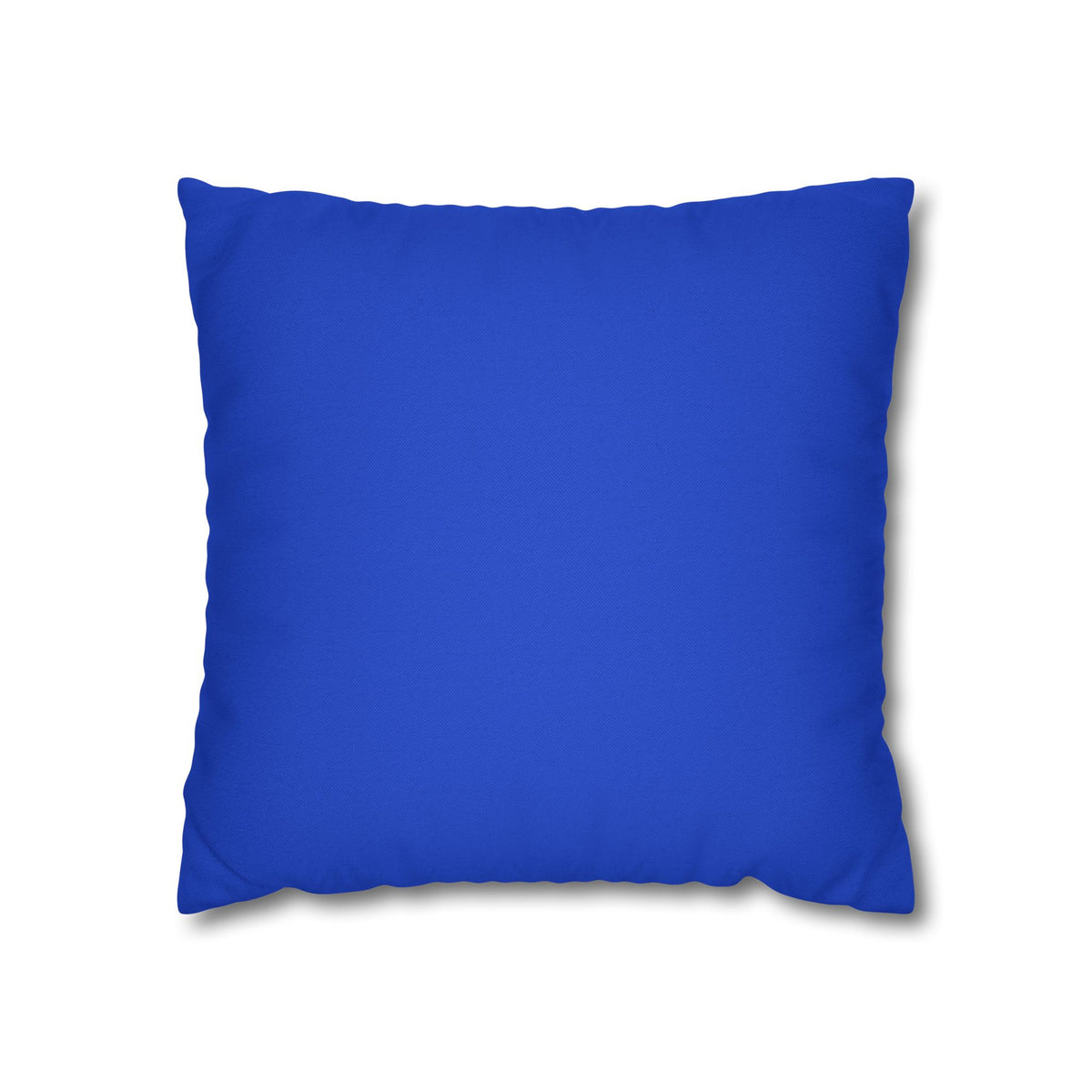 Solo Funda, no incluye relleno. Solid Royal Blue Square Pillowcase — Polyester Decorative Throw Pillow Cover