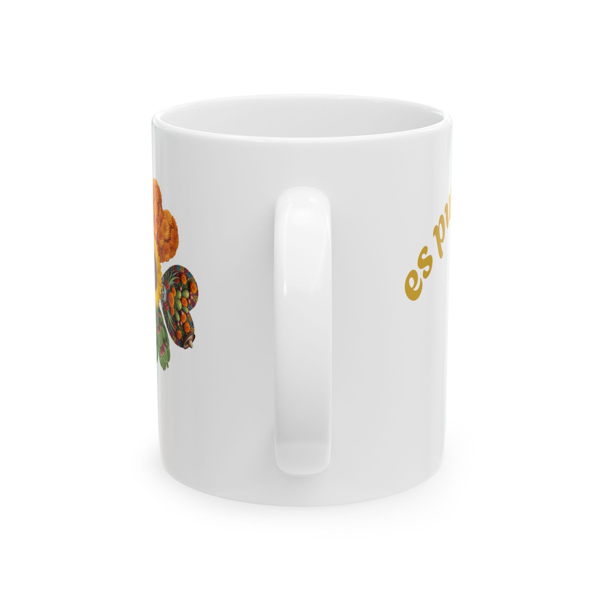 Mexico Corazón Ceramic Mug — Hummingbird & Floral Love Coffee Cup (11oz/15oz)