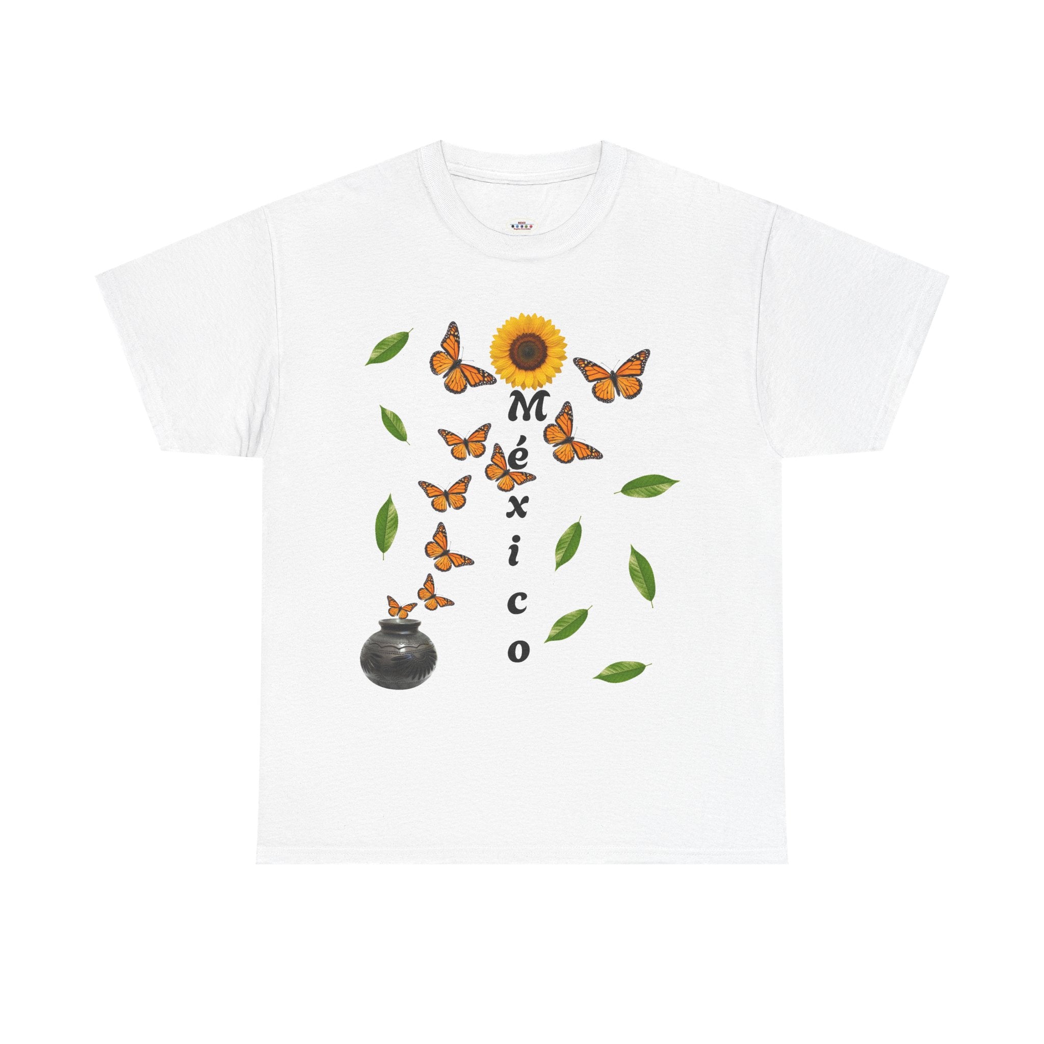 Mexico Monarch Butterfly Sunflower T‑Shirt