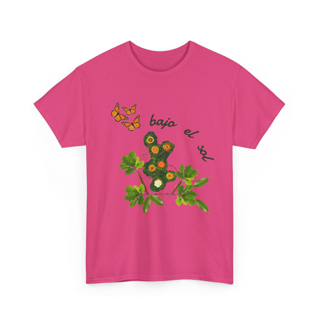 Floral Cactus & Butterflies Tee — "bajo el sol"
