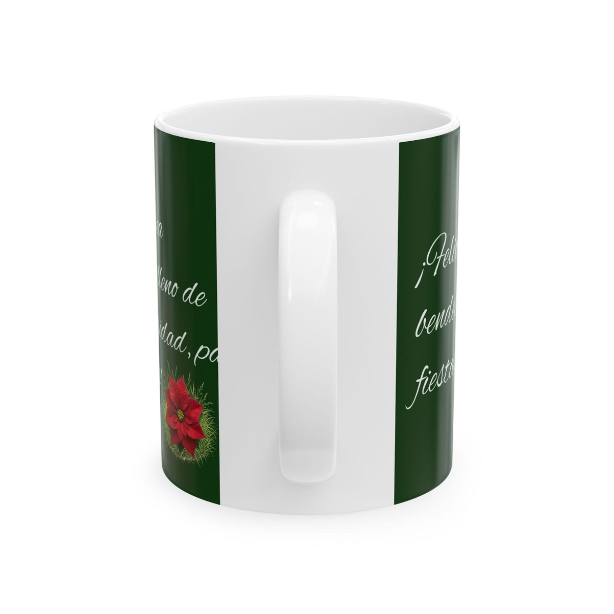 Christmas Star Ceramic Mug — Festive Holiday Greeting Coffee Cup (11oz/15oz)