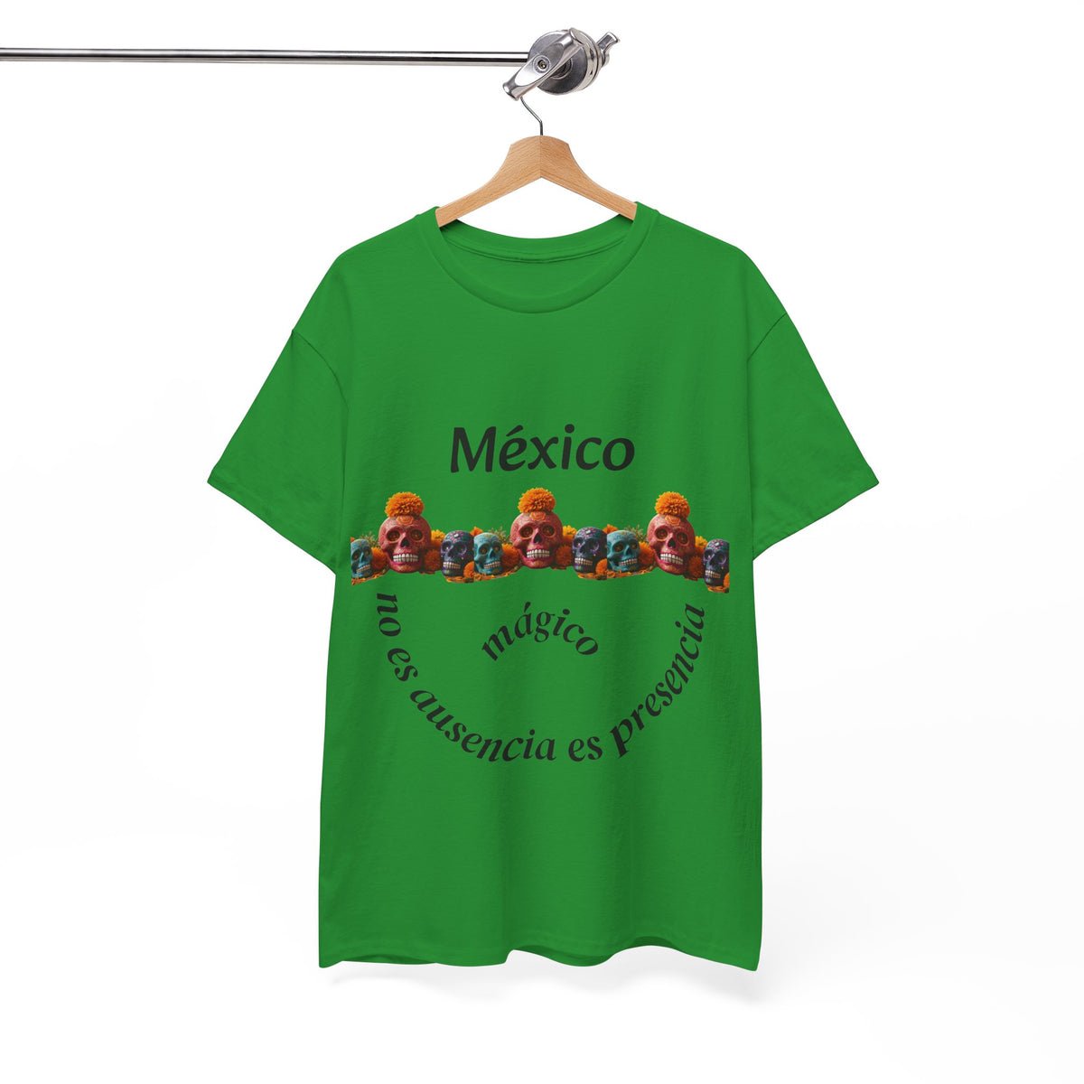 México Mágico Tee - "no es ausencia es presencia" Día de Muertos Tribute T-Shirt