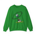 Crewneck Sweatshirt — "Con determinación" Earth & Sloth Eco Graphic