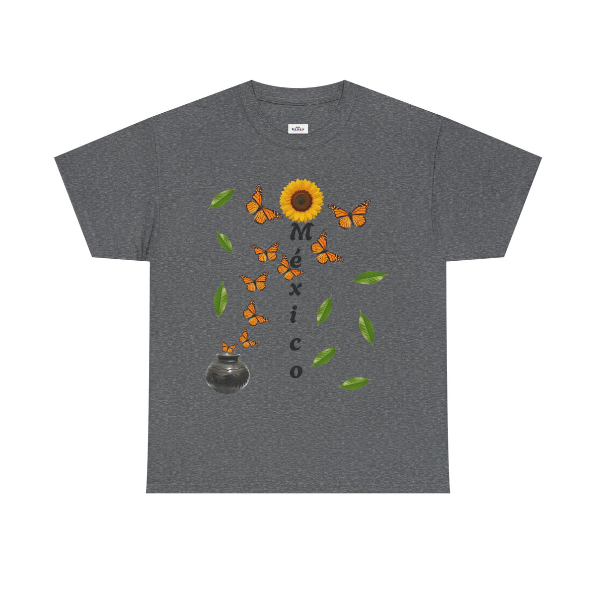 Mexico Monarch Butterfly Sunflower T‑Shirt