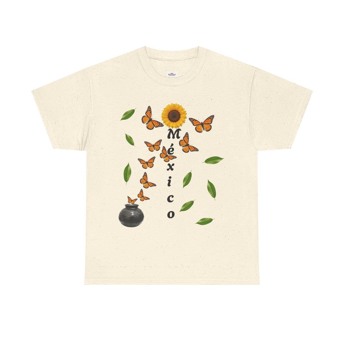 Mexico Monarch Butterfly Sunflower T‑Shirt