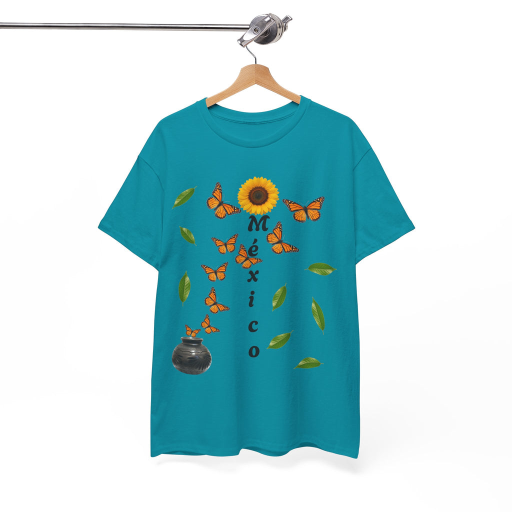 Mexico Monarch Butterfly Sunflower T‑Shirt