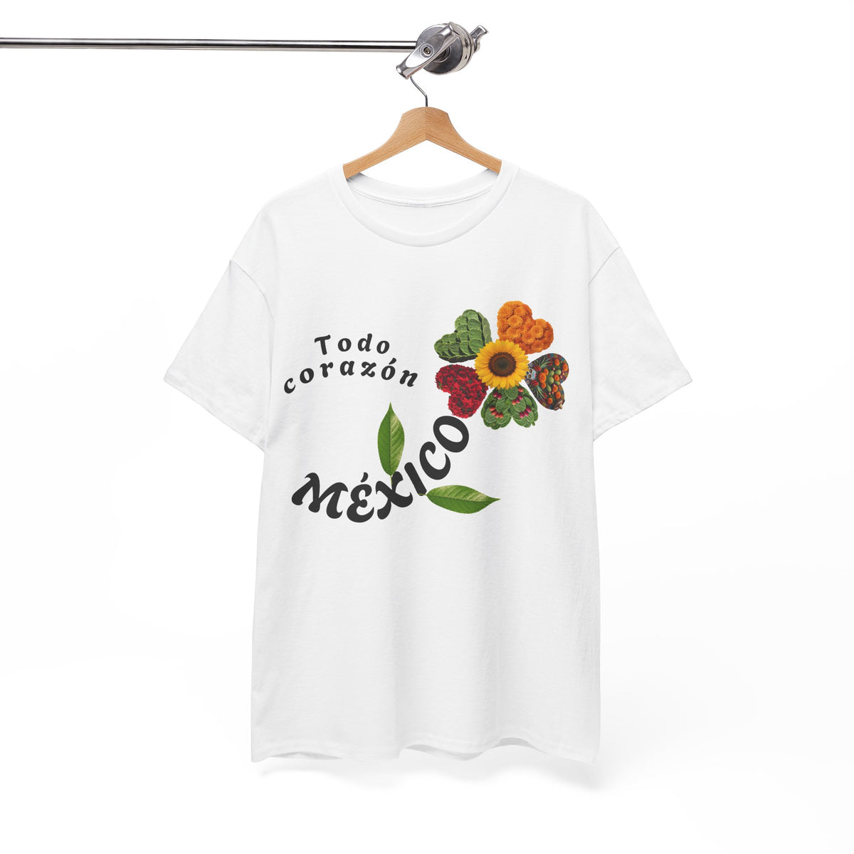 Mexico Floral "Todo corazón" T-Shirt