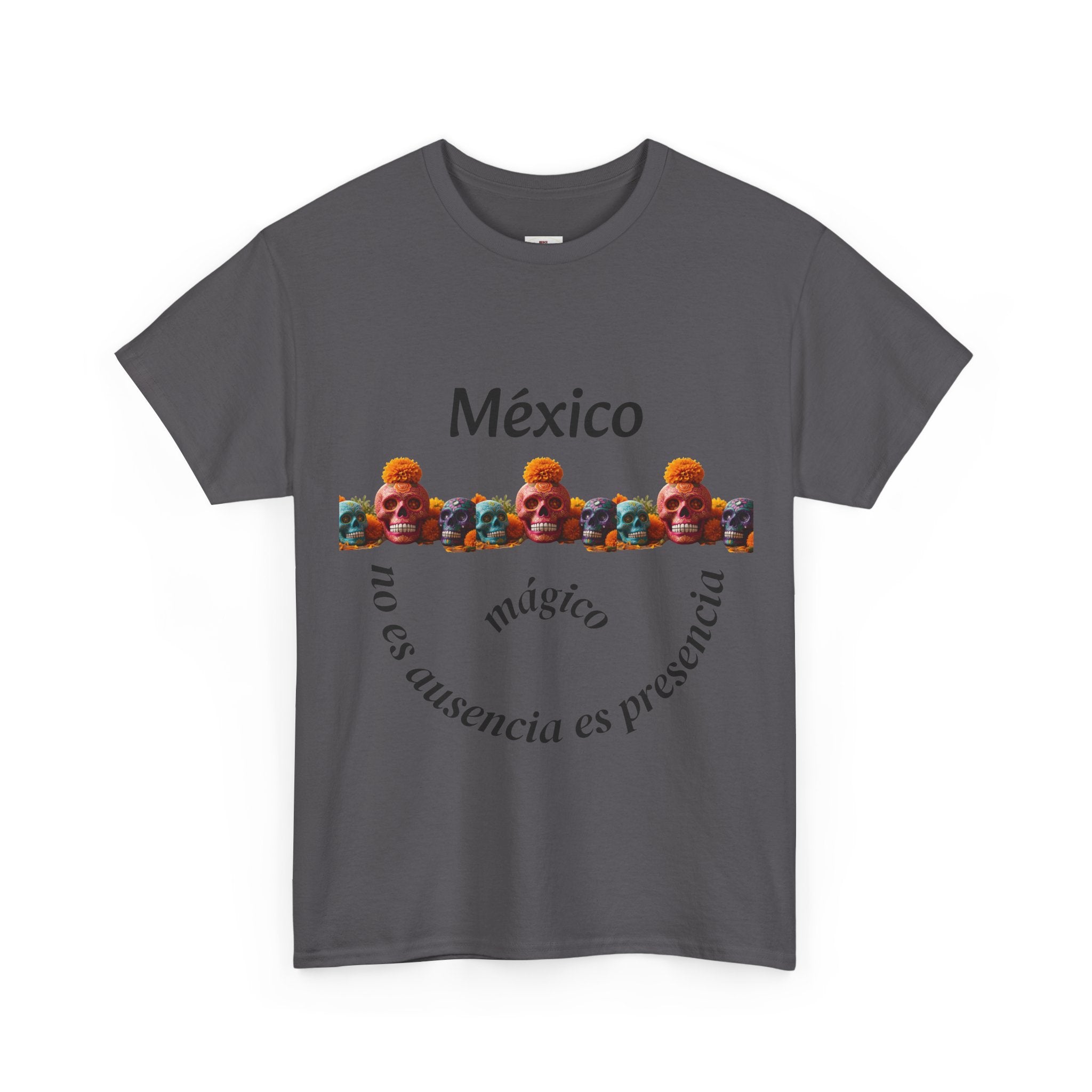 México Mágico Tee - "no es ausencia es presencia" Día de Muertos Tribute T-Shirt
