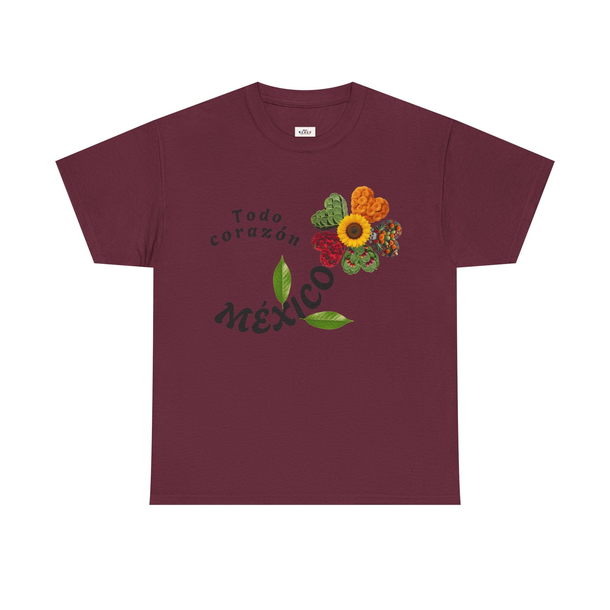 Mexico Floral "Todo corazón" T-Shirt