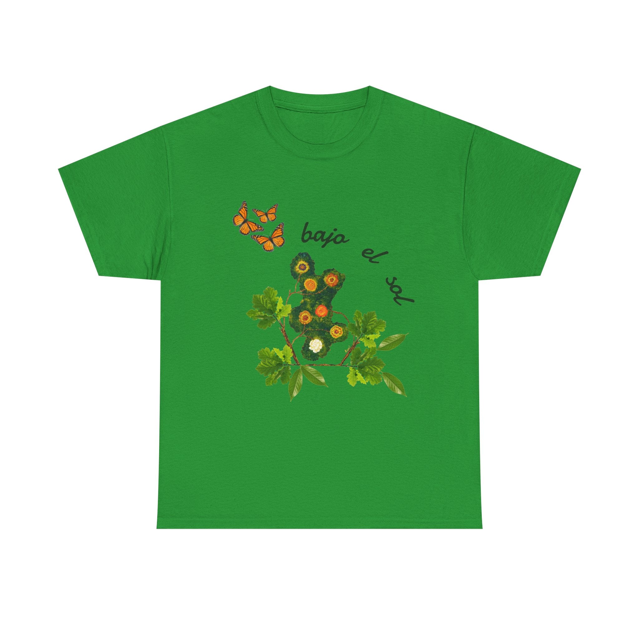 Floral Cactus & Butterflies Tee — "bajo el sol"