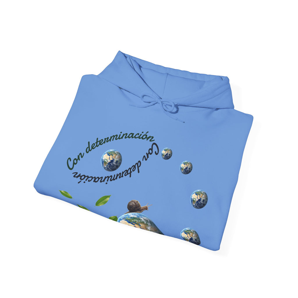 Minimal Snail Hoodie — Cute Tiny Snail Graphic Sweatshirt
