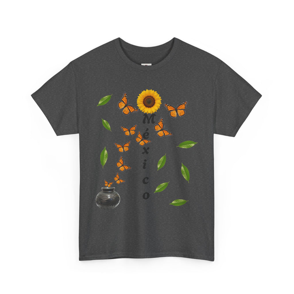 Mexico Monarch Butterfly Sunflower T‑Shirt