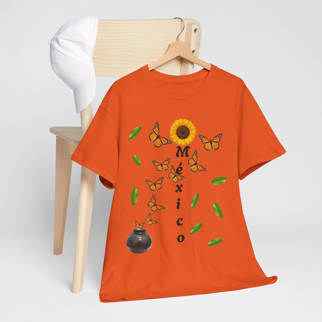 Mexico Monarch Butterfly Sunflower T‑Shirt