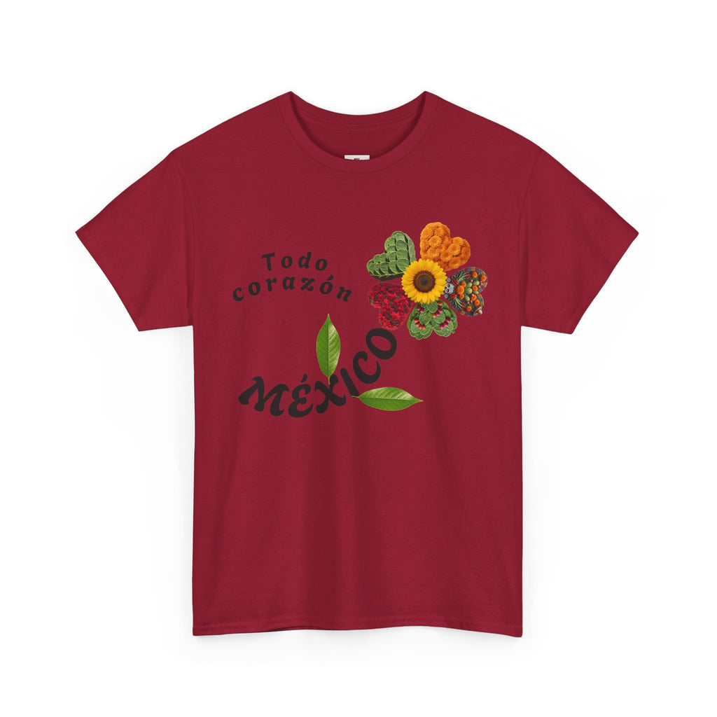 Mexico Floral "Todo corazón" T-Shirt