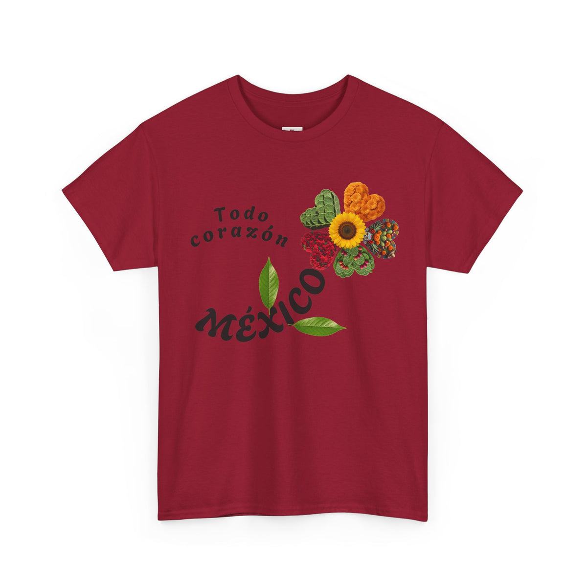 Mexico Floral "Todo corazón" T-Shirt