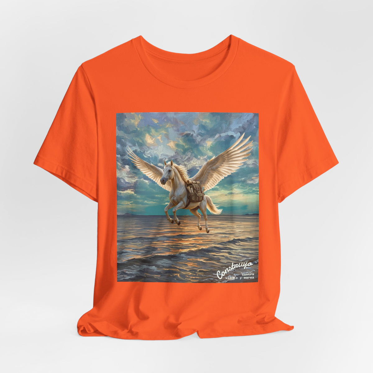 Pegasus Beach T-Shirt — 'Constanza' Inspirational Winged Horse Tee