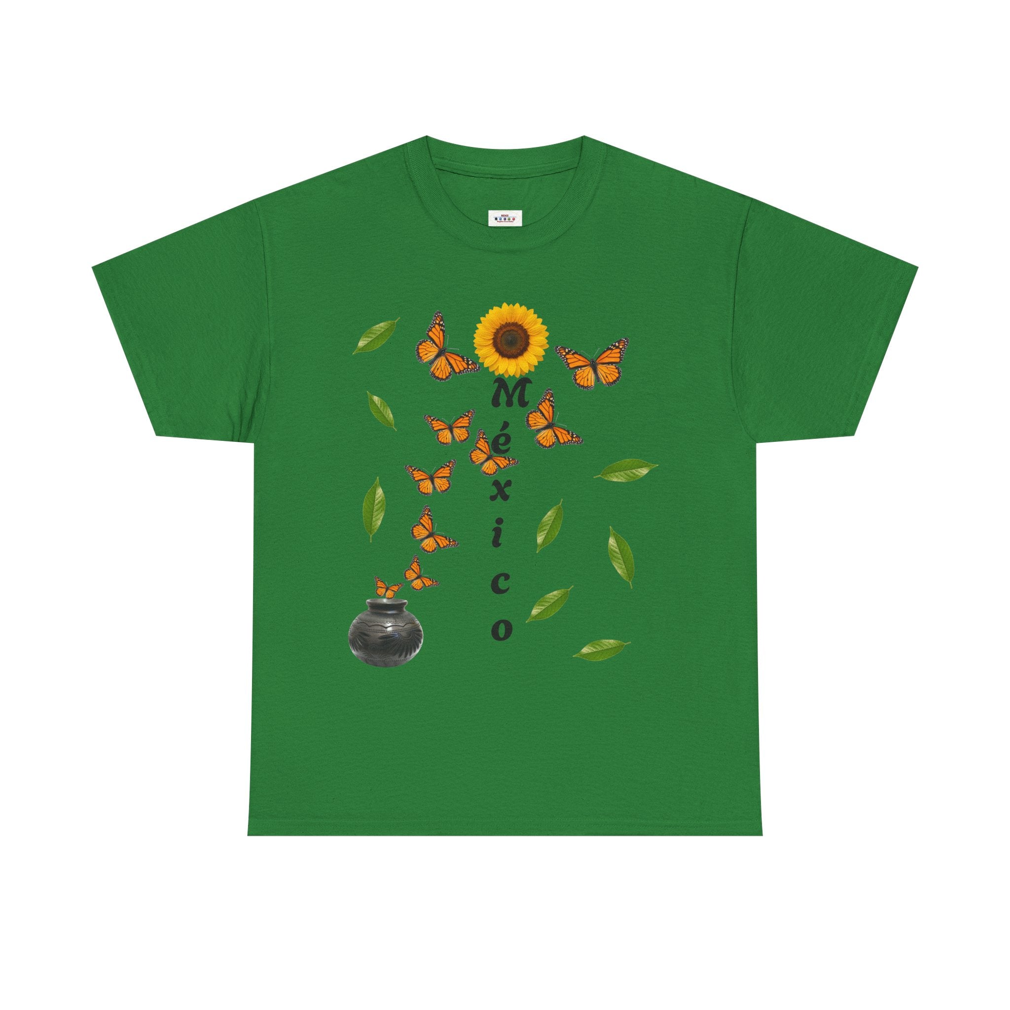 Mexico Monarch Butterfly Sunflower T‑Shirt