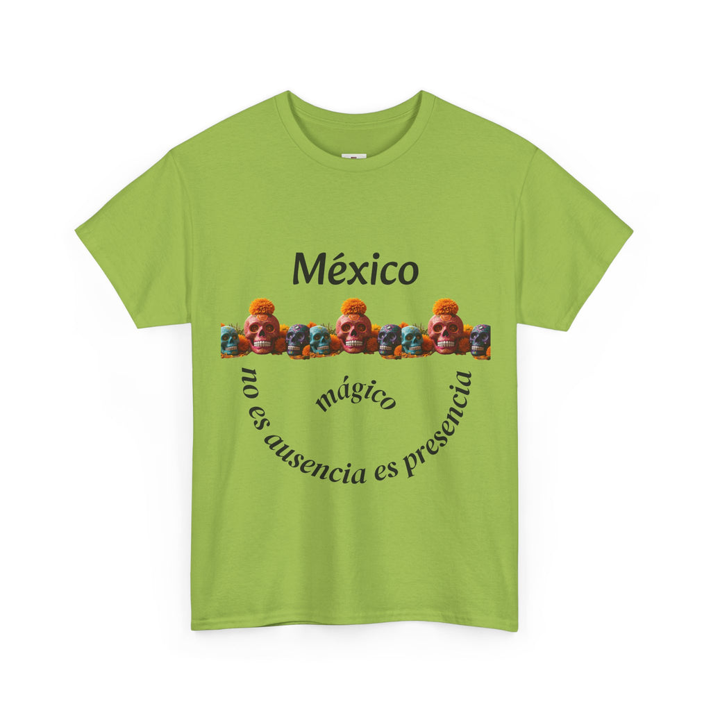 México Mágico Tee - "no es ausencia es presencia" Día de Muertos Tribute T-Shirt