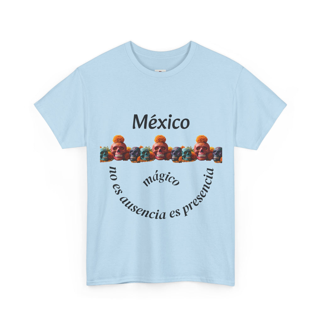 México Mágico Tee - "no es ausencia es presencia" Día de Muertos Tribute T-Shirt
