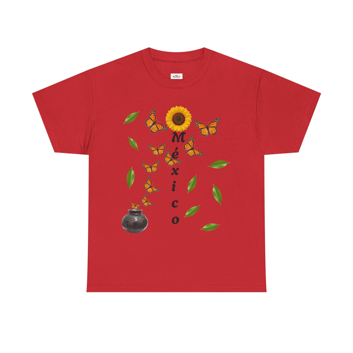 Mexico Monarch Butterfly Sunflower T‑Shirt