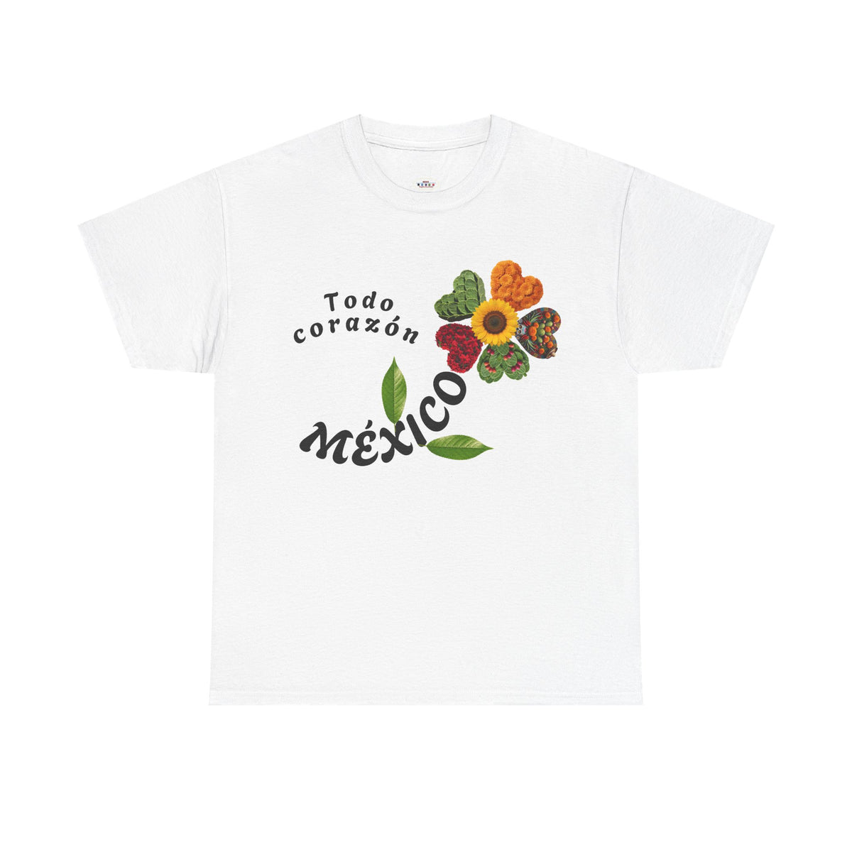 Mexico Floral "Todo corazón" T-Shirt