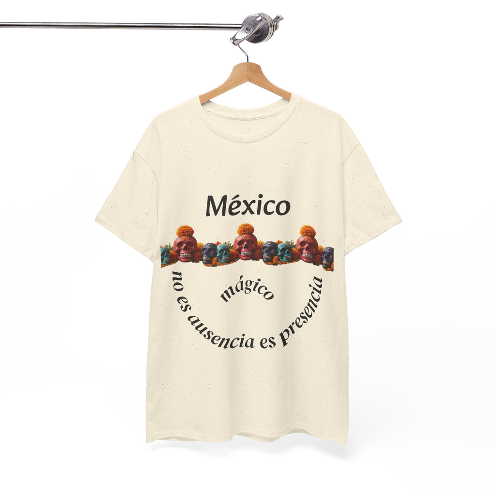 México Mágico Tee - "no es ausencia es presencia" Día de Muertos Tribute T-Shirt