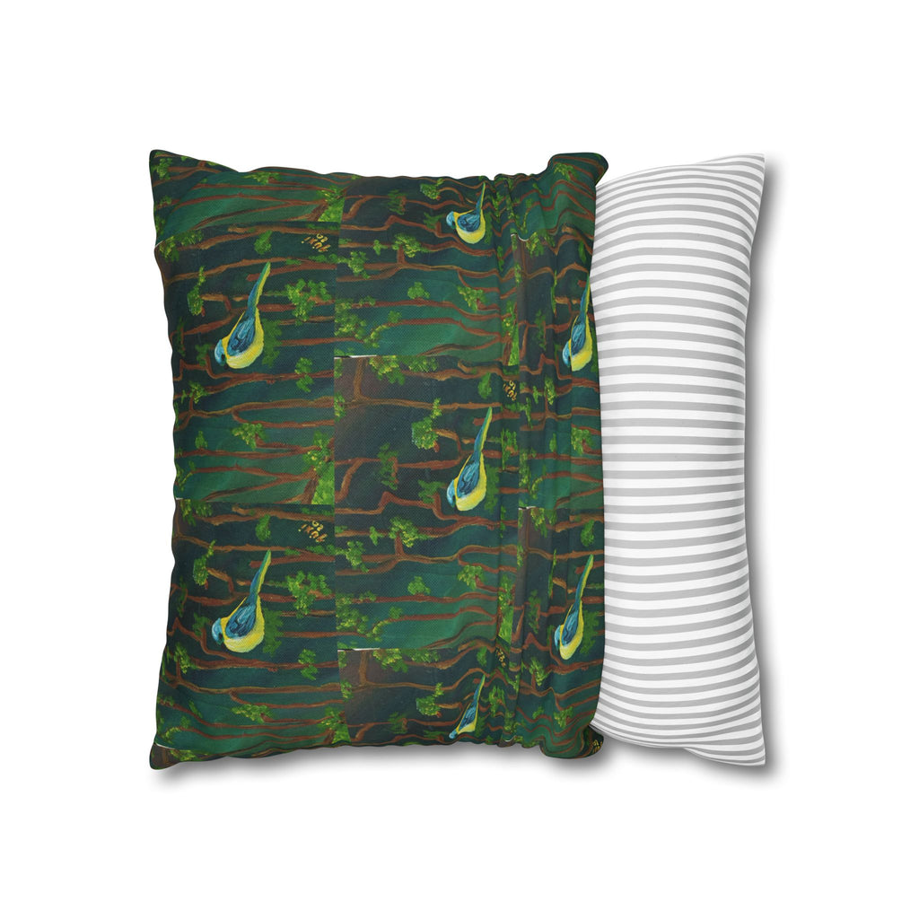 Solo Funda, no incluye relleno. Solid Olive Green Square Pillowcase — Spun Polyester Decorative Throw Pillow Cover