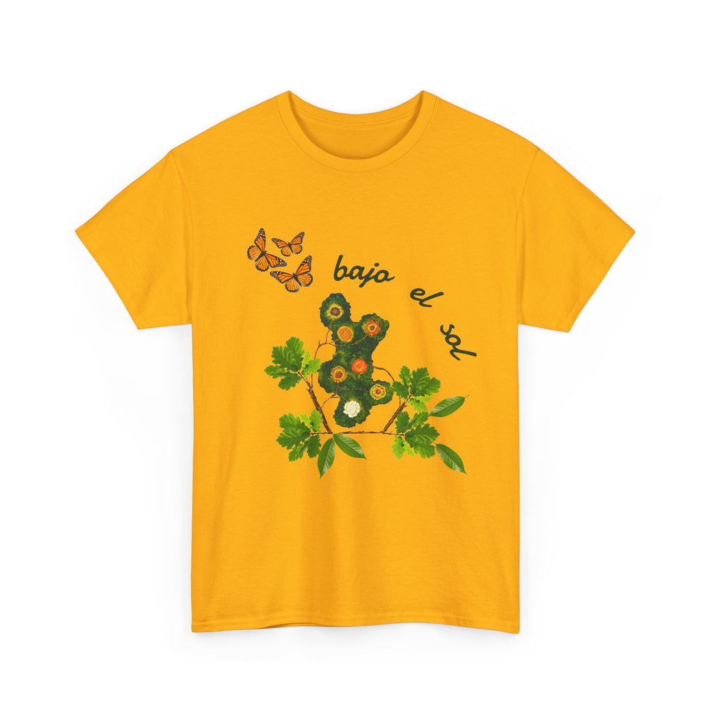 Floral Cactus & Butterflies Tee — "bajo el sol"