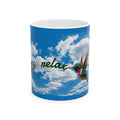 Taza de céramica 11oz. Relax colibrí