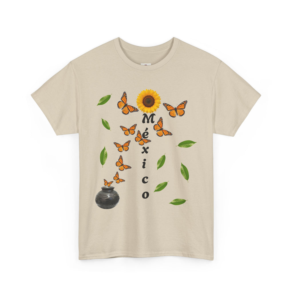 Mexico Monarch Butterfly Sunflower T‑Shirt