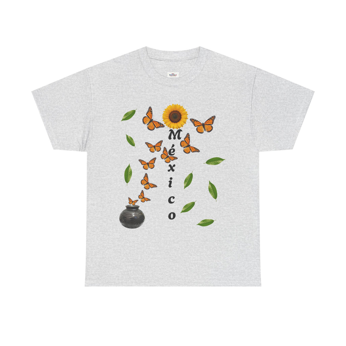 Mexico Monarch Butterfly Sunflower T‑Shirt