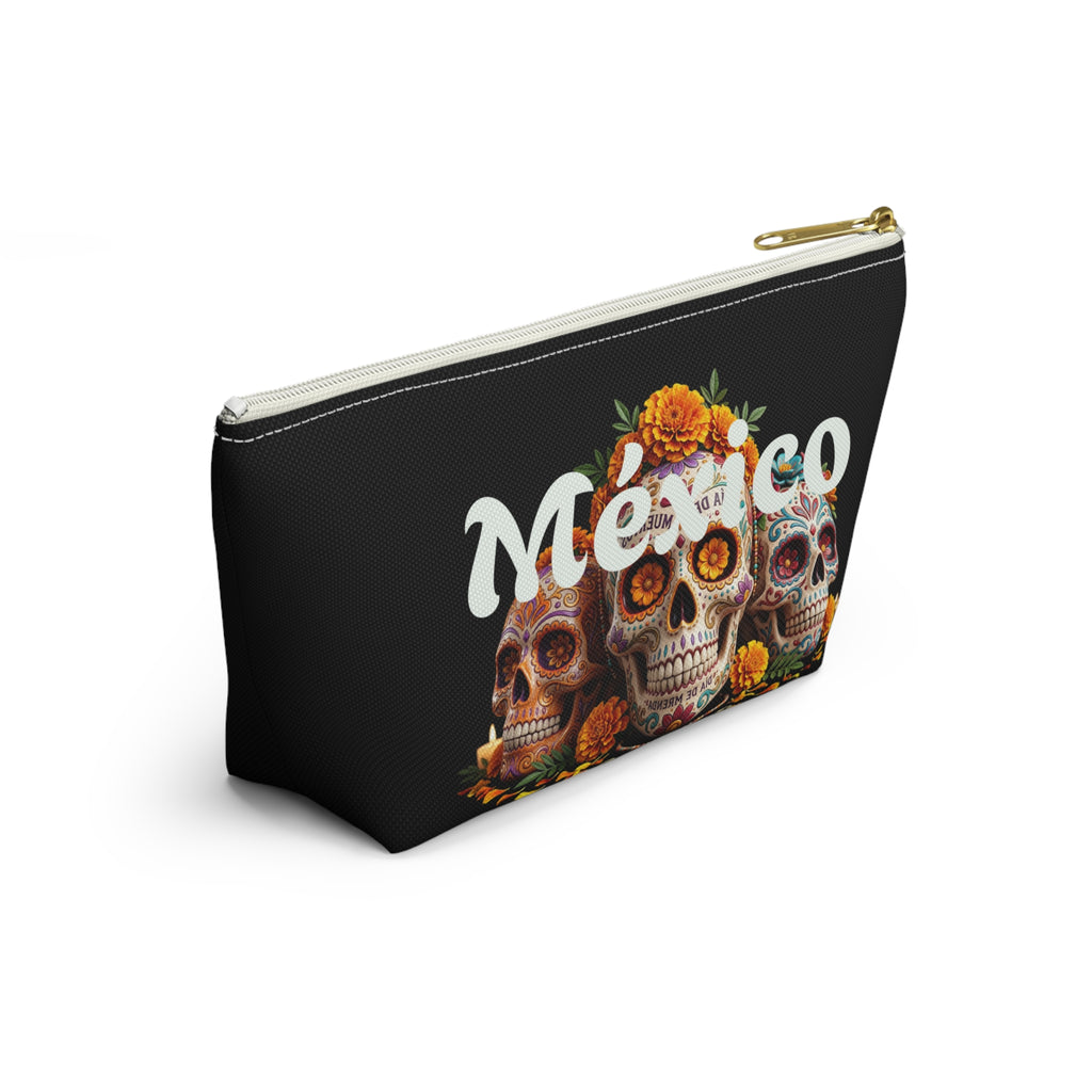 Mexico Day of the Dead Sugar Skull Accessory Pouch