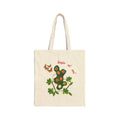 Bajo el Sol Floral Tote — Canvas Cotton Market Bag